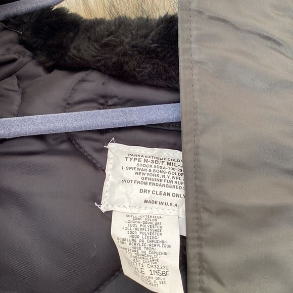 Spiewak sz L Mens Golden Fleece Parka Extreme Cold Weather rated to -40F NWT - Picture 6 of 11
